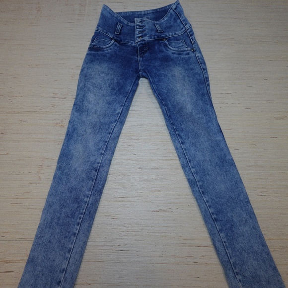 Oshanka Levanta Cola High Waist Skinny Jeans Push Up Butt Lift Size 3 (COL 8) - Picture 2 of 4